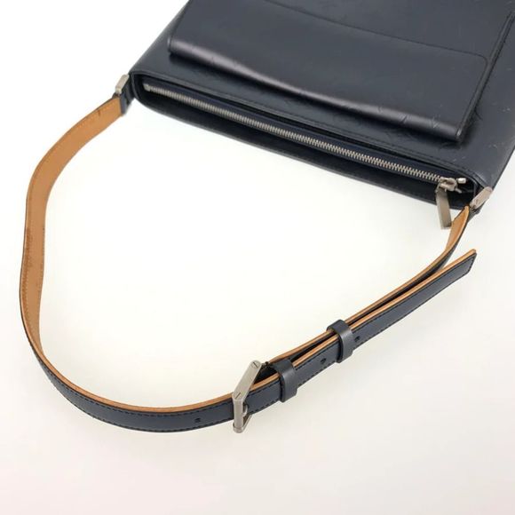 Louis Vuitton Mat Alston Monogram Leather Shoulder Bag Black - Picture 11 of 16